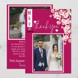 Dankbar für Blume Dankeskarte