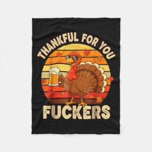Dankbar für dich Forers Erntedankfest Glücklicher Fleecedecke