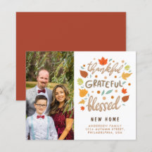 Dankbar für die gesegnete neue Zuhause-Ankündigung