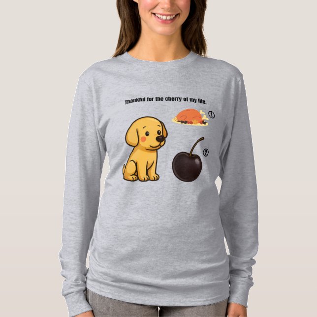 Dankbar für die Kirsche meines Lebens - Niedlicher T-Shirt (Vorderseite)