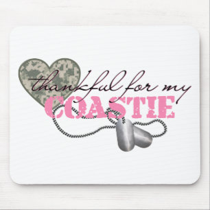 Dankbar für mein Coastie Mousepad