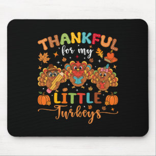 Dankbar Für Meine Kleinen Truthähne Thanksgiving L Mousepad