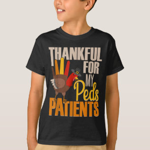 Dankbar für Peds-Patienten Erntedankfest Krankensc T-Shirt