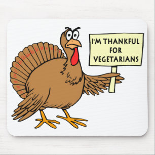 Dankbar für Vegetarier Mousepad