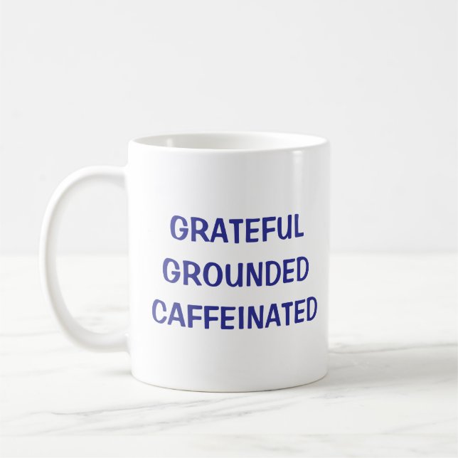 Dankbar gemahlene Kaffee-Tasse Kaffeetasse (Links)