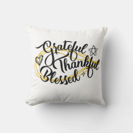 Dankbar, gesegnet Erntedank Geschenke Kissen