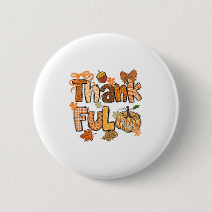 Dankbar, gesegnet Glückwunschspenden Pumpen Button