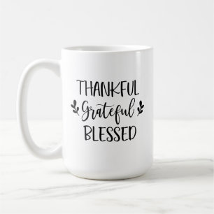 Dankbar, gesegnet kaffeetasse