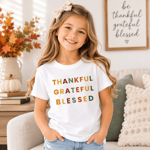Dankbar gesegnet - Kinder fallen T - Shirt