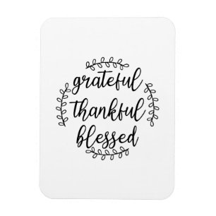 dankbar, gesegnet magnet