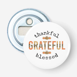 Dankbar, gesegnet Niedlich Fall Erntedank Flaschenöffner