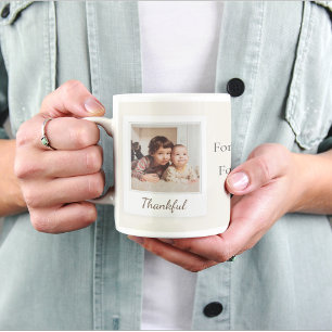 Dankbar & Gesegnet Polaroid-Foto   Individuelles G Kaffeetasse