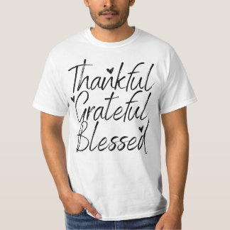 Dankbar, gesegnet T-Shirt