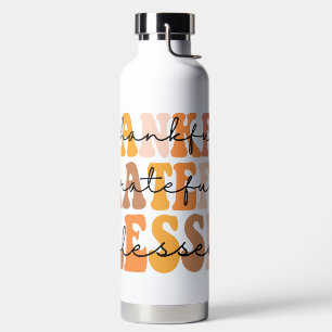 Dankbar, gesegnet trinkflasche