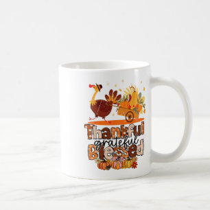 Dankbar gesegnet Türkei Christlich Thanksg Kaffeetasse