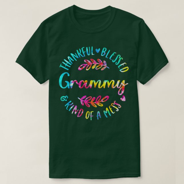 Dankbar gesegnet und irgendwie ein Durcheinander G T-Shirt (Design vorne)