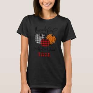 Dankbar, gesegnet Yaya Herbst Pumpkin T-Shirt