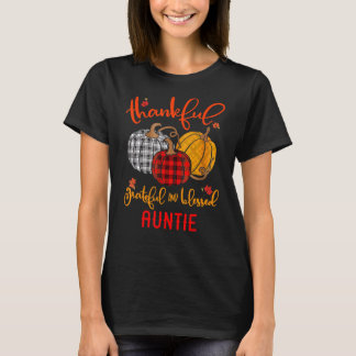 Dankbar gesegnete Tante Herbst Pumpen T-Shirt