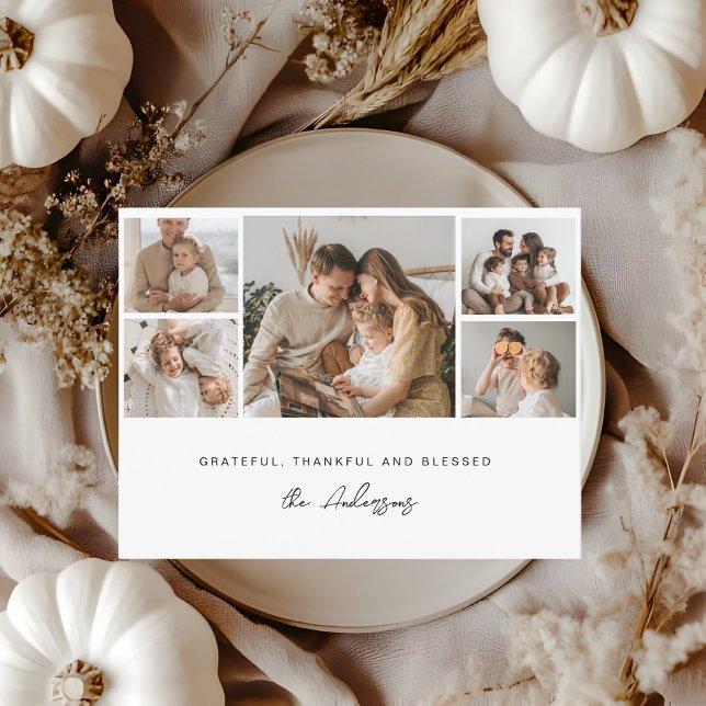 Dankbar gesegneter Erntedank Postkarte (Von Creator hochgeladen)