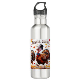 Dankbar Glückwunsch zum Erntedankfest Edelstahlflasche