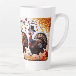 Dankbar Glückwunsch zum Erntedankfest Milchtasse