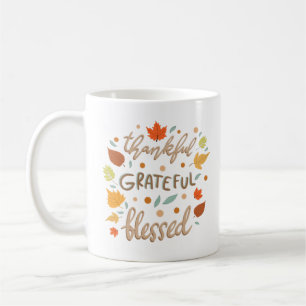 Dankbar Motivierend gesegnet Kaffeetasse
