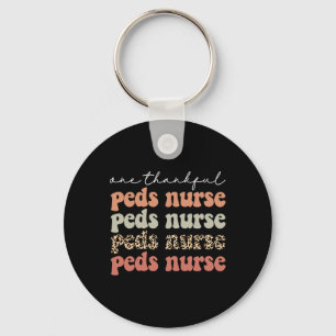 Dankbar Peds Nurse Herbstbaum Herbstlaub Dank Schlüsselanhänger