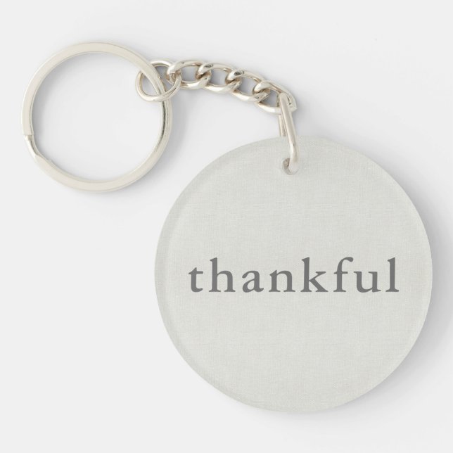 dankbar schlüsselanhänger (Vorderseite)