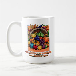 Dankbar und gesegnet - Psalmen 100:4 Vibes Kaffeetasse