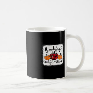 Dankbar und gesegnet Pumpkin Fall Thanksg Kaffeetasse
