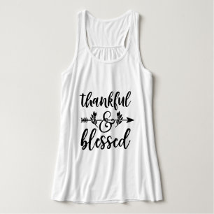Dankbar und gesegnet tank top