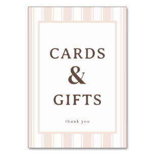Dankbare Beige Minimalistische Karten & Geschenke