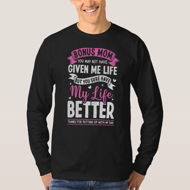 Dankbare Bonus-Mama Stepmutter Stepmutter für Daug T-Shirt (Vorderseite)