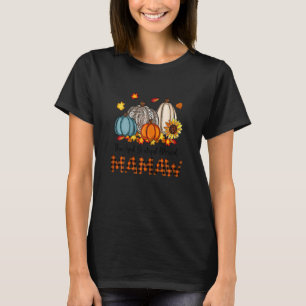 Dankbare Frauen Gesegnete Mamaw Kürbisse Fa T-Shirt