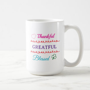 Dankbare Gesegnete Tasse   Glaube Inspirierter Kaf