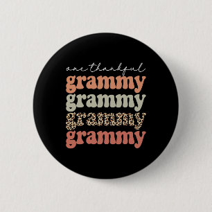 Dankbare Grammy Herbstbaum Herbstlaube Thanksgivi Button
