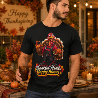 DANKBARE HERZEN, GLÜCKLICHE HEIME T-Shirt