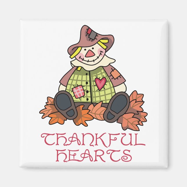 Dankbare Herzen Magnet (Vorne)