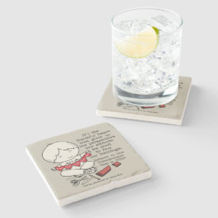 Dankbare Herzen Steinuntersetzer