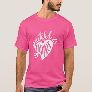 Dankbare Herzpreismotivation Liebe Inspiration T-Shirt