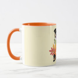 Dankbare Hunde Erntedank Harvest Pumpkins Tasse