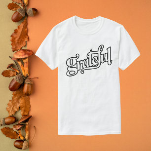 Dankbare Kalligraphie T-Shirt