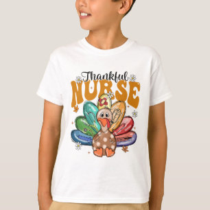 Dankbare Krankenpflegerin Erntedankfest Weihnachte T-Shirt
