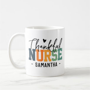 Dankbare Krankenschwester Tasse, Personalisierte K Kaffeetasse
