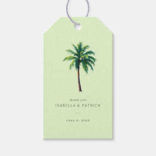 Dankbare Minze Minimalistische Palme Geschenkanhänger