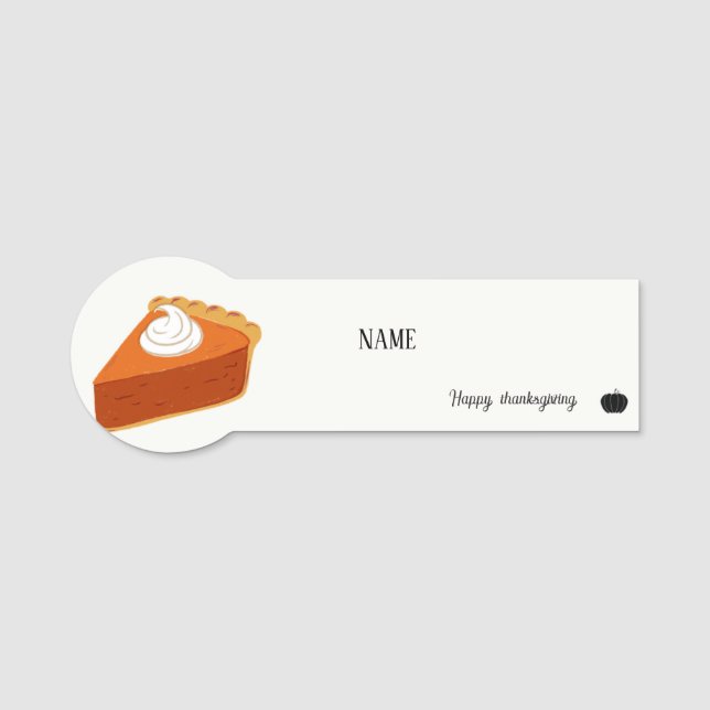 Dankbare Momente: Personalisierte Namensmarken Namensschild (Vorderseite)