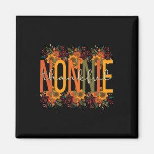 Dankbare Nonnie Großmutter Erntedankfest Nonnie Om Magnet