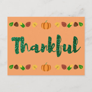 Dankbare Thanksgiving-Urlaubskarte Postkarte