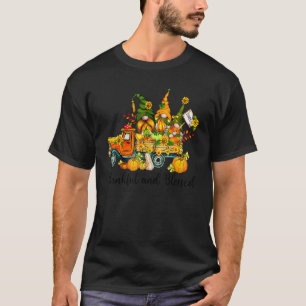 Dankbare und gesegnete Farm-Vibes Gnome Lastwagen T-Shirt