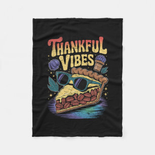 Dankbare Vibes Coole Pekannuss-Pie-Einzelstücke Th Fleecedecke
